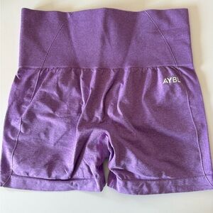 AYBL Women's Purple EMPOWER SEAMLESS SHORTS